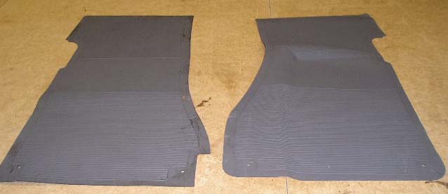 Mercedes W113 Front Floor Rubber Mat Set