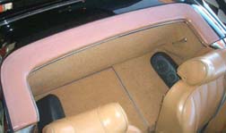 Mercedes W113 Convertible Top Lid Upholstery