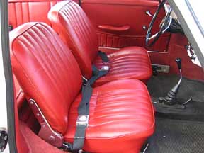 Porsche 356 standard seat upholstery