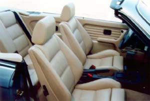BMW E30 Convertible Seats