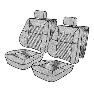 Mercedes W140 Coupe Front Seat